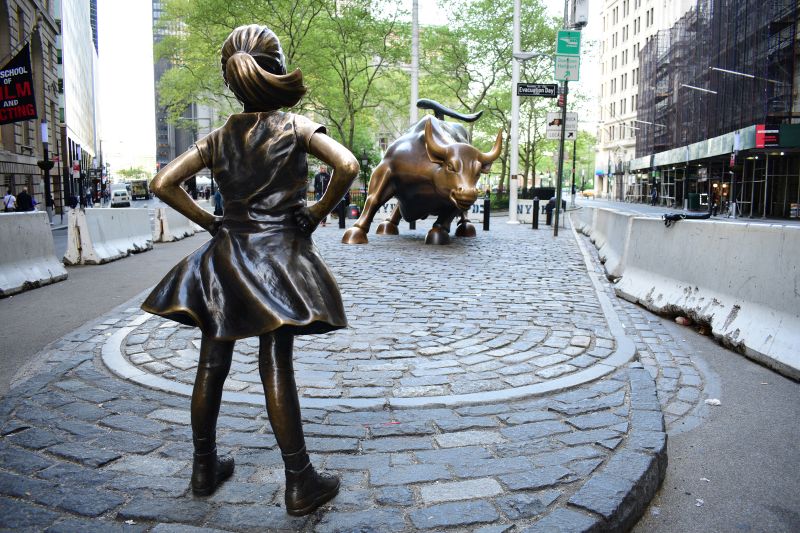 The Fearless Girl statue